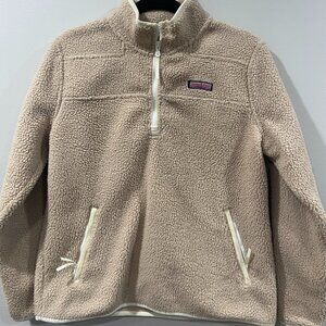 Vineyard Vines Quarter Zip Sherpa Shep Shirt Size S